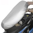 thumbnail image 1 of CIVG Motorcycle Seat Cover Universal Motorbike Seat Protector Cushion Elastic PU Leather Motorbike Seat Full Cover Waterproof Sunscreen Cover for Most Motorcycles, 1 of 11