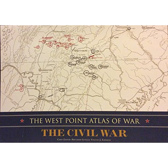 Pre-Owned The West Point Atlas of War: The Civil War (Paperback) 1603760202 9781603760201