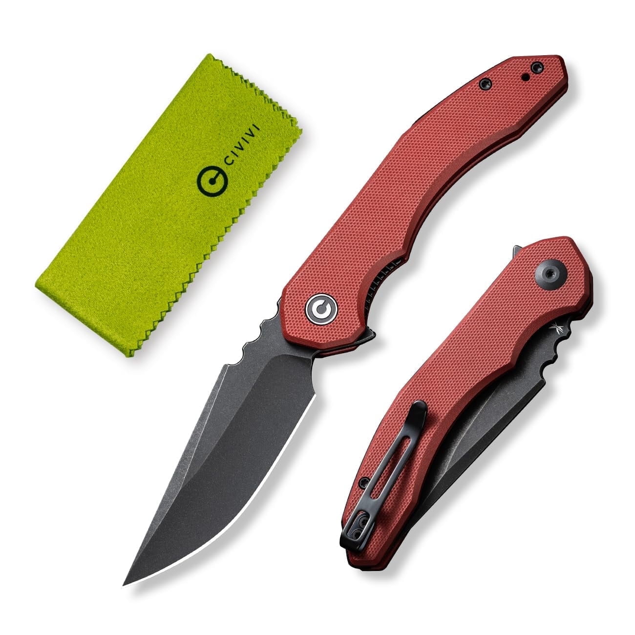 CIVIVI Bluetick Folding Pocket Knife with 3.47" 14C28N Blade G10 Handle C23050-2