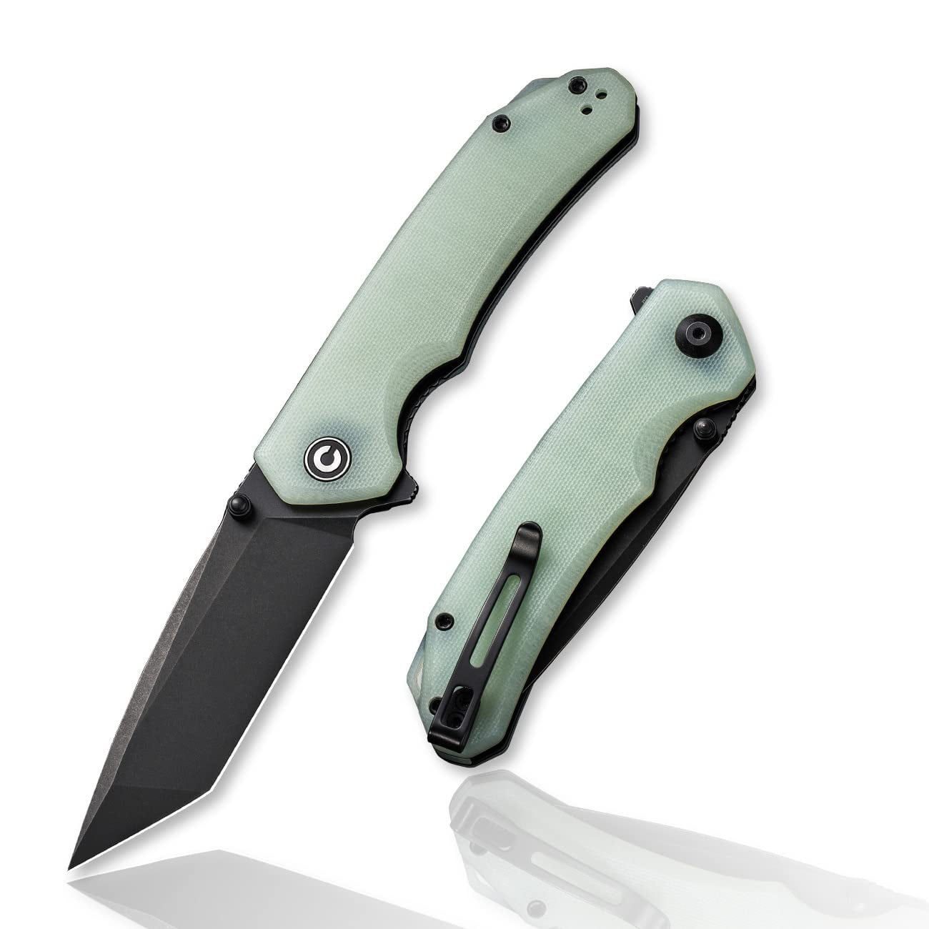 CIVIVI Brazen Pocket Knife,3.5-Inch Folding Knife Tanto D2 Blade C2023E