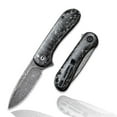 thumbnail image 1 of CIVIVI Elementum Folding Pocket Knife for Men, 2.96" Damascus Blade Folder with Low Profile Pocket Clip C907C-DS2, 1 of 8