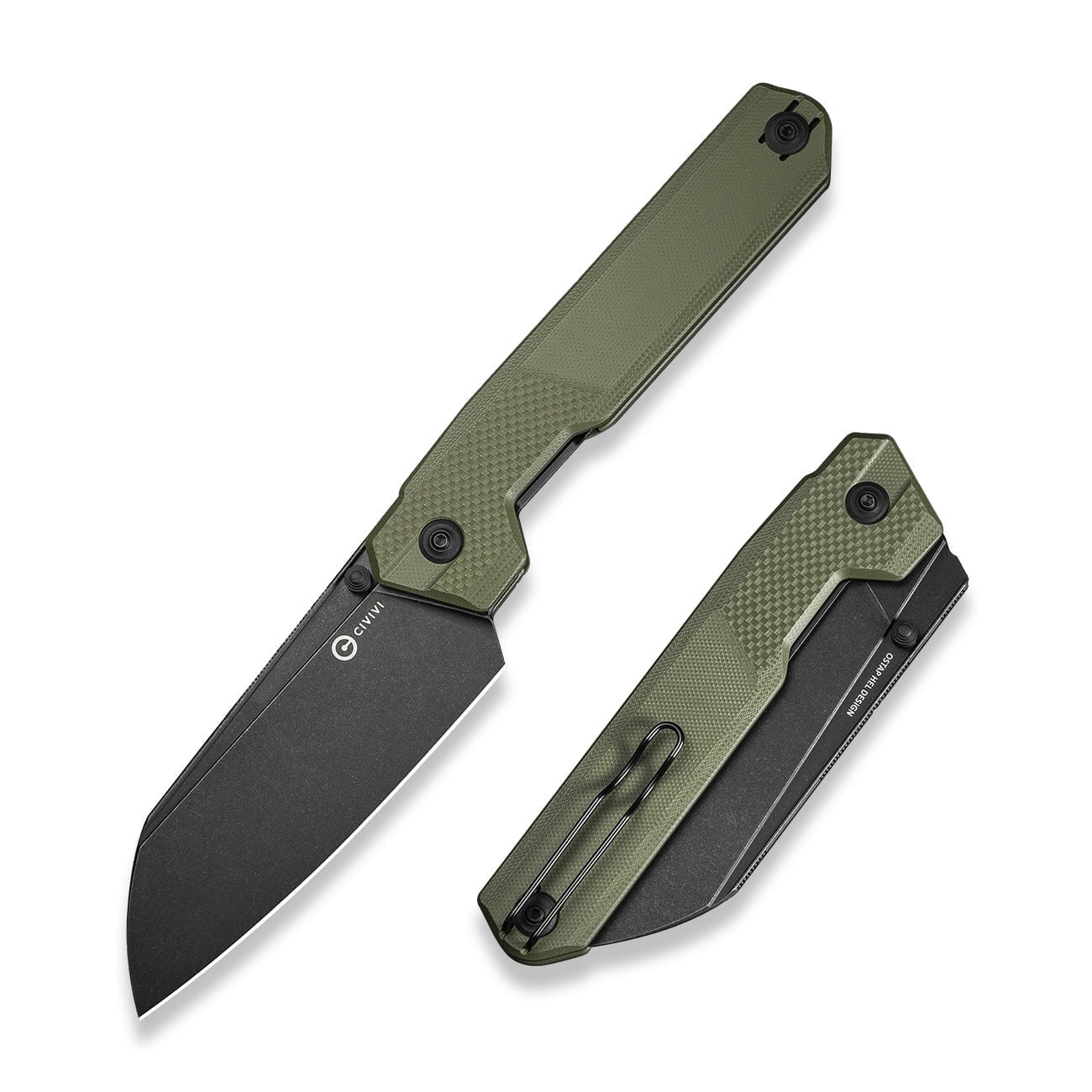 CIVIVI Hid Folding Pocket Kitchen Knife 4.14" 14C28N Blade C23008-2