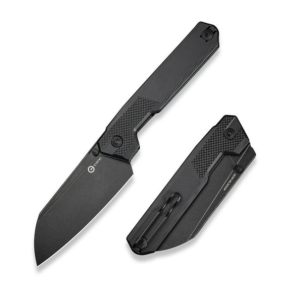 CIVIVI Knives Hid Liner Lock C23008-1 Black G10 & 14C28N Stainless Steel Pocket Knife