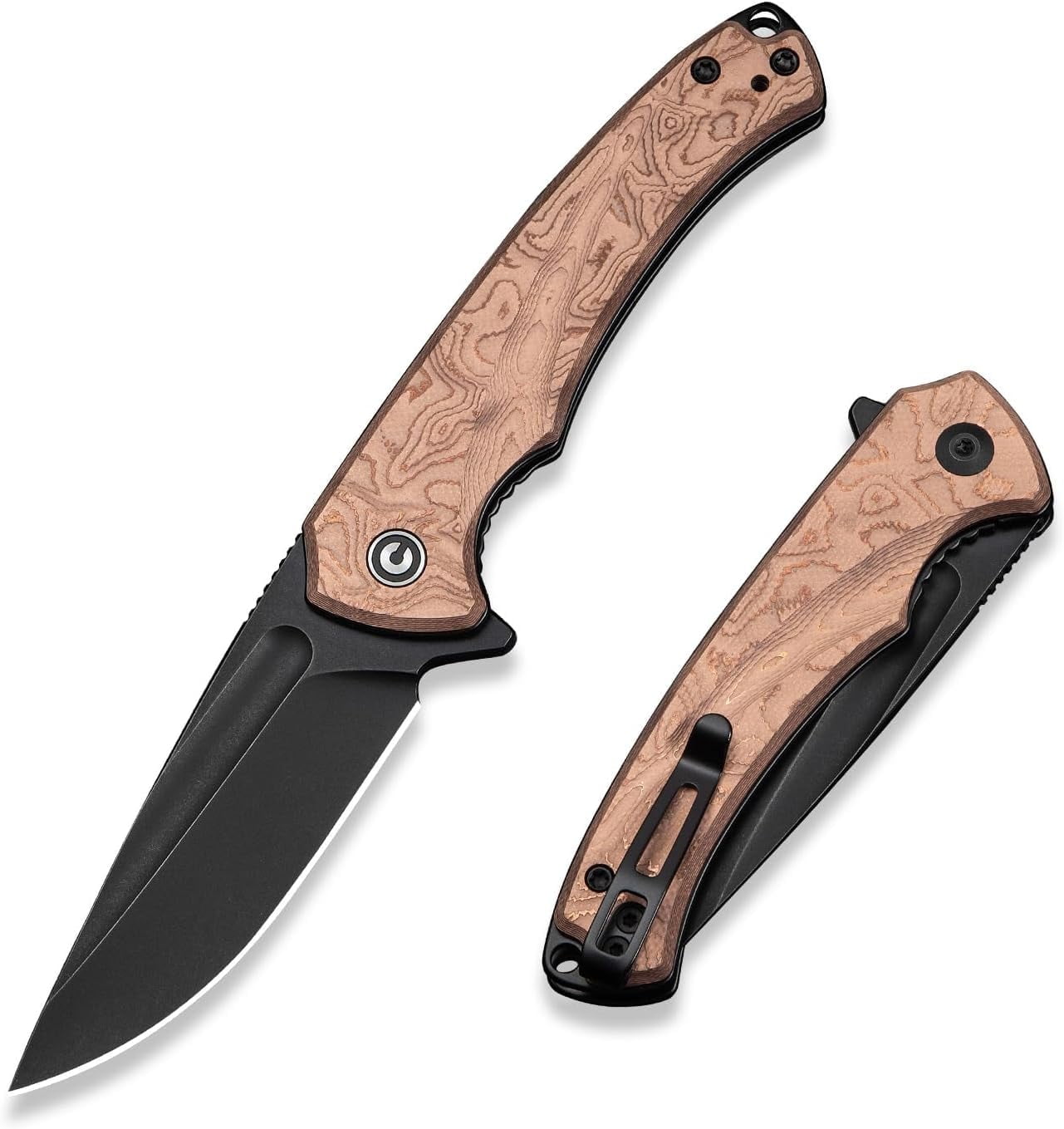 CIVIVI Voidflare Pocket Folding Knife with 2.92" 14C28N Blade C24040-3