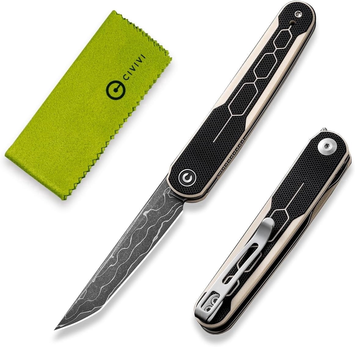 CIVIVI KwaiQ 2.97" Folding Pocket Knife C23015-DS1