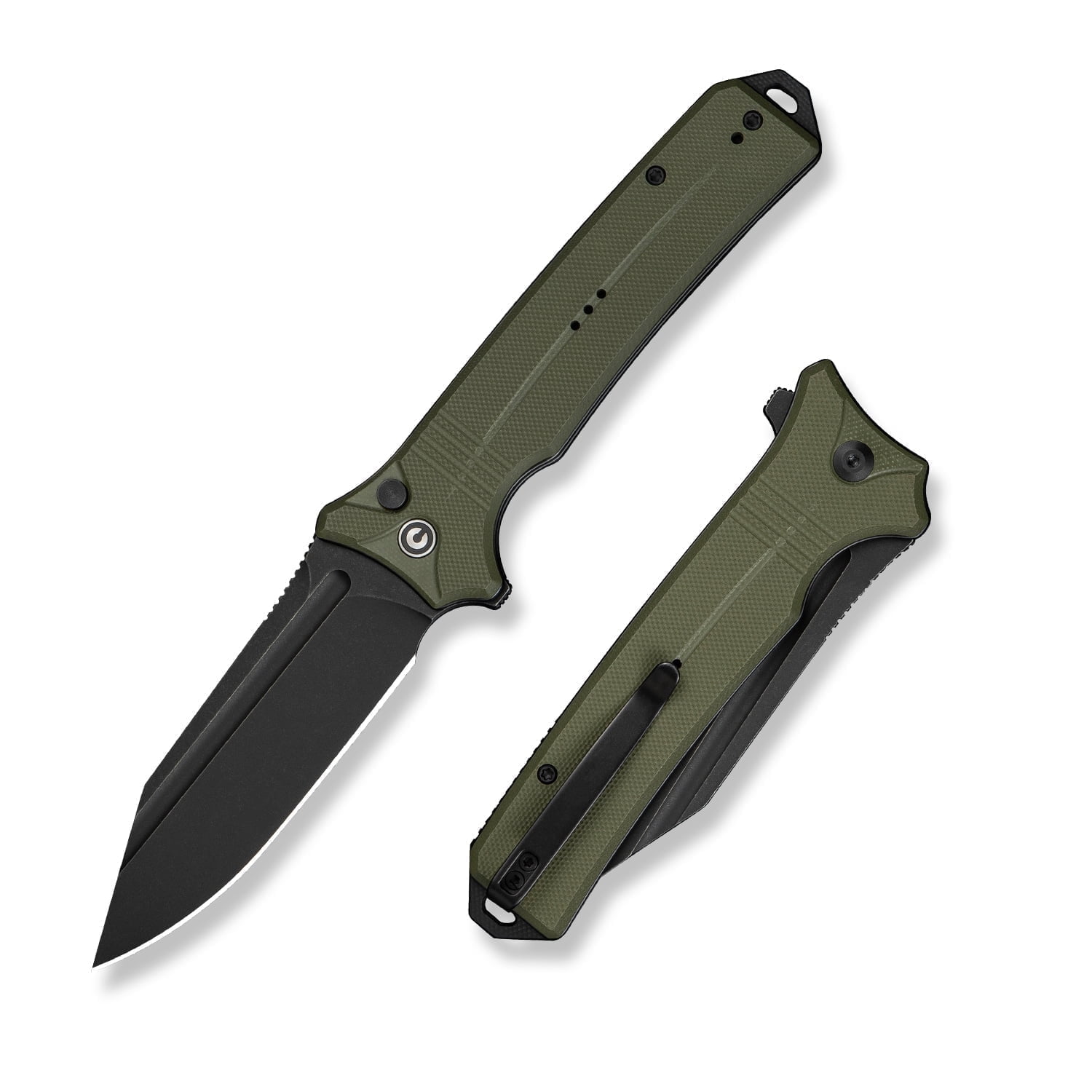 CIVIVI Neurohaptic Pocket Folding Knife with 3.74'' Nitro-V Blade G10 Handle, Reversible Clip, Gift for Men Women C23080-3