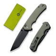 thumbnail image 1 of CIVIVI Pocket Folding Knife Button Lock Brazen 3.46" 14C28N Blade C19059C-2, 1 of 7