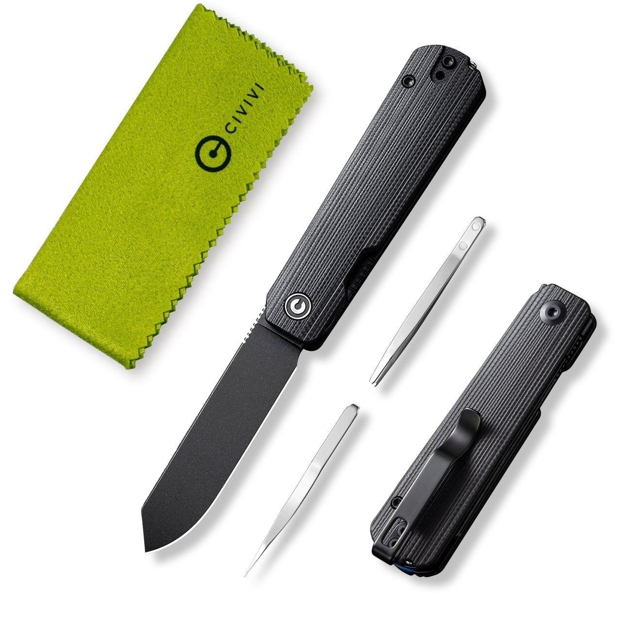 CIVIVI Pocket Folding Knife Sendy 2.83" Nitro-V Blade C21004B-2