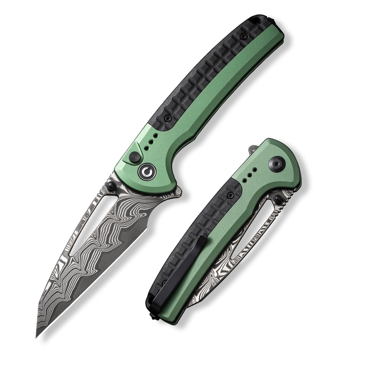 CIVIVI Pocket Folding Knife Sentinel Strike 3.7" Damascus Blade C22025B-DS1