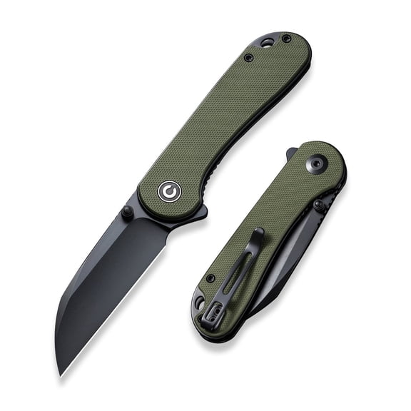 CIVIVI Pocket Folding Knives Elementum 2.97'' Nitro-V Wharncliffe Blade C18062AF-2