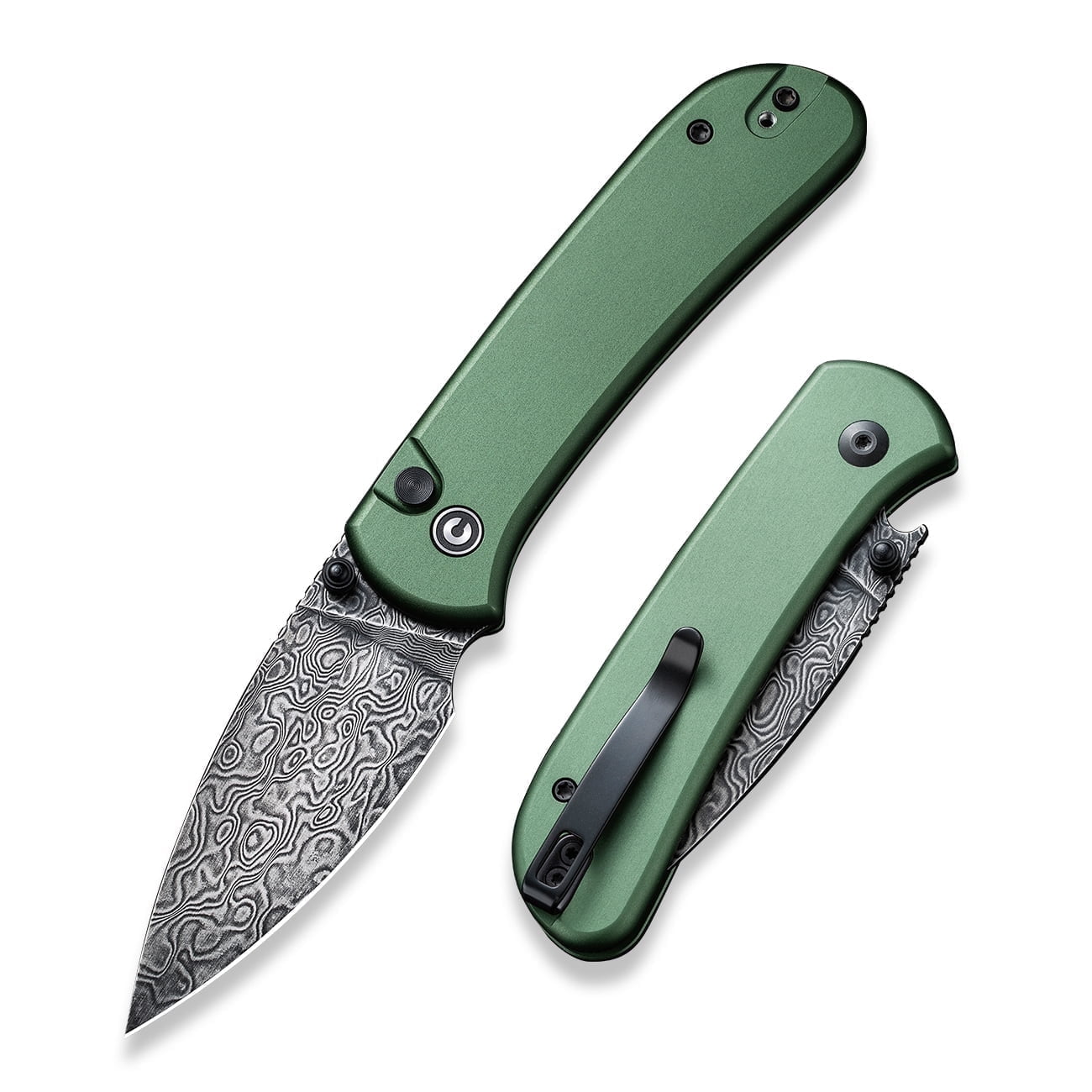 CIVIVI Qubit Pocket Folding Knife 2.98" Damascus Blade C22030E-DS1