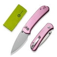 thumbnail image 1 of CIVIVI Qubit Pocket Folding Knife Button Lock Knife 2.98" 14C28N Blade C22030E-5, 1 of 6