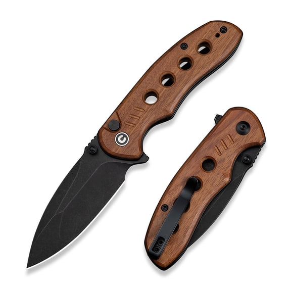 CIVIVI Triptych Pocket Folding Knife with 2.97" 14C28N Blade G10 Handle C23085B-3, Black