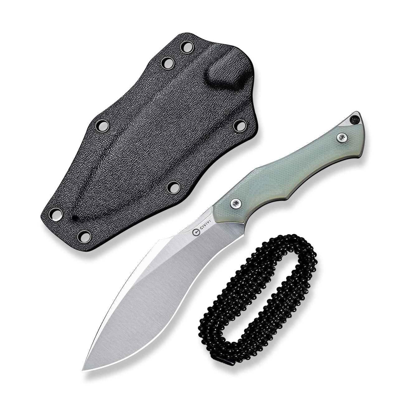 CIVIVI Vaquita II Mini Kuri Knife with a Kydex sheath and a Chain C047C-2
