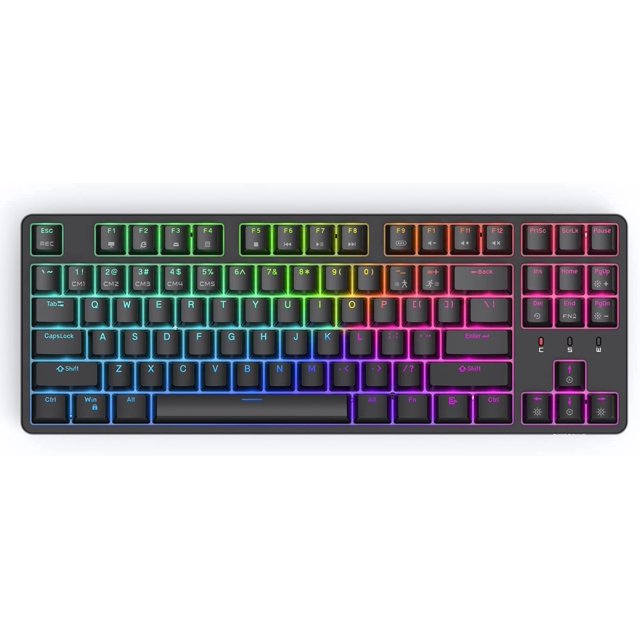 CIY X77 HotSwappable Mechanical Keyboard/RGB Gaming Keyboard/USB C