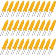 CIYAPED Stainless Steel Corn Holders 30 Pieces