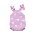 thumbnail image 1 of CIYCuIT 3M 6M 12M 18M 24M Baby Girls Cami Sweater Romper Sleeveless Floral Jacquard Jumpsuit Infant Toddler Cute Casual Overalls Bodysuit for Spring Autumn, 1 of 9