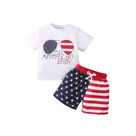 CIYCuIT Newborn Baby Boy Clothes Summer Short Sleeve T-shirt Tops Shorts 3 6 9 12 18 Months Boy Casual Outfits