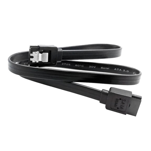 CIYISON 1.31ft Serial SATA 3 Data HDD Hard Disk Drive Signal Cable 6GB/S High Speed Black Straight 40CM