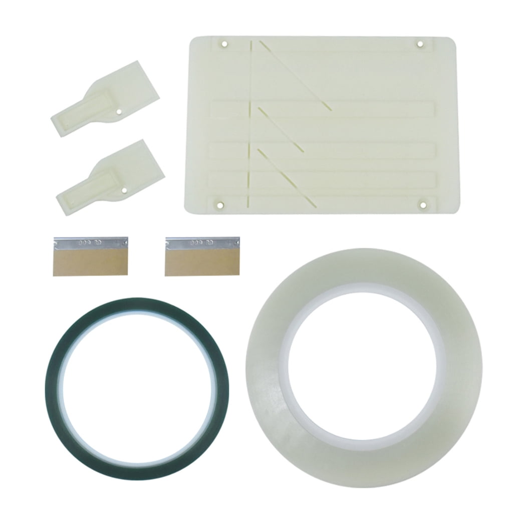 RUISINERY 1/4 10inch Splicing Block Set Aluminum Engraver Open Reel With Media Leading Splicing Tape For Revoxonide