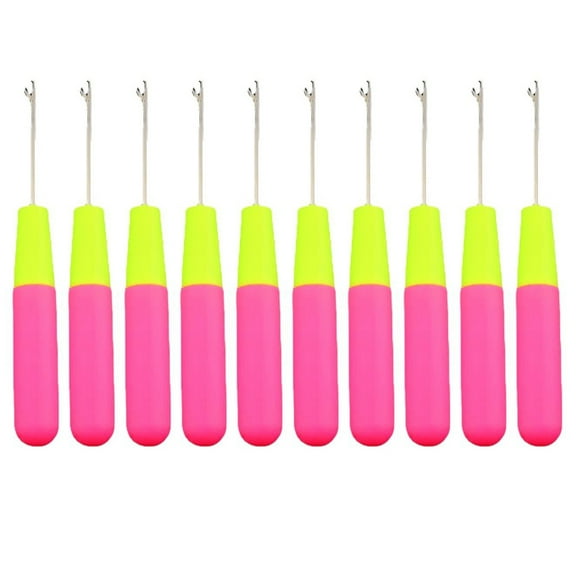 CIYISON 1/5/10 Pcs Latches Hook Crochet Needle Small Crochet Hooks Needle for Braiding Hair Scarf Carpet Making and Other Craft
