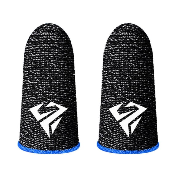 CIYISON 1 Pair Gaming Finger Sleeves Thumb Finger Cots Fingertip Cover for Mobile Games