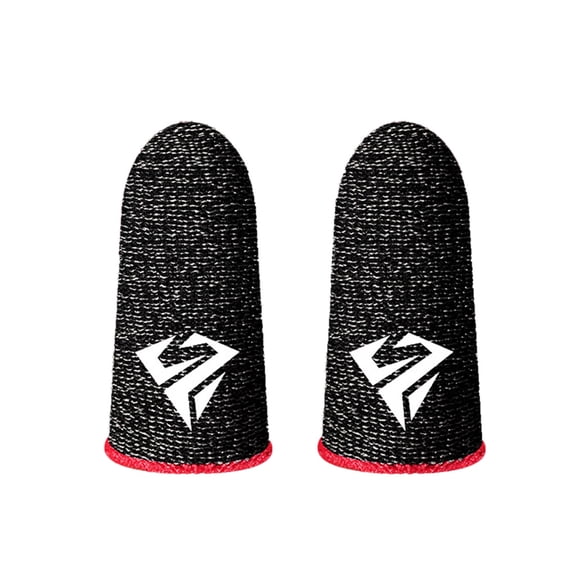 CIYISON 1 Pair Gaming Finger Sleeves Thumb Finger Cots Fingertip Cover for Mobile Games