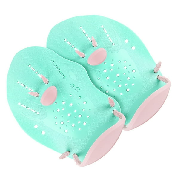 CIYISON 1 Pair Soft Silicone Swim Training Aids for Adults or Kids Ergonomic Designing Power Swimming Paddles Reduced Drag