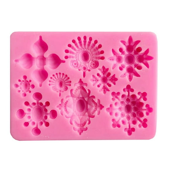 CIYISON 1 Piece Fondant Gem Jewelries Shaped Silicone Mould Retro European Style Mould