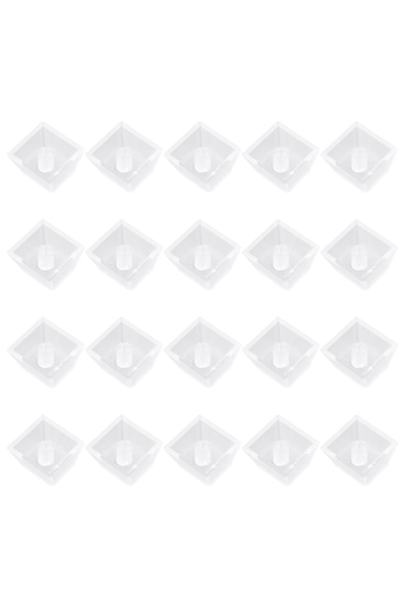 10/20Pcs Transparent ABS Keycaps for Mechanical Keyboard Matte Backlit Keycap