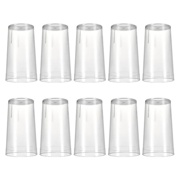 CIYISON 10 Pack Reusable Plastic Tumblers Water Cups Suitable for Restaurants Stackable
