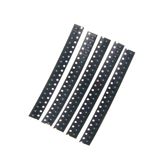 CIYISON 100 Pcs 5 Colors 1206 SMD LED Light Red White Green Blue Yellow Assotment Kit