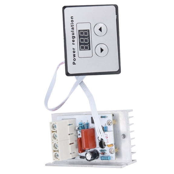 CIYISON 10000W SCR Digital Display Power Regulation Voltage Controller AC220V 80A for Motor Speed and Temperature Regulation