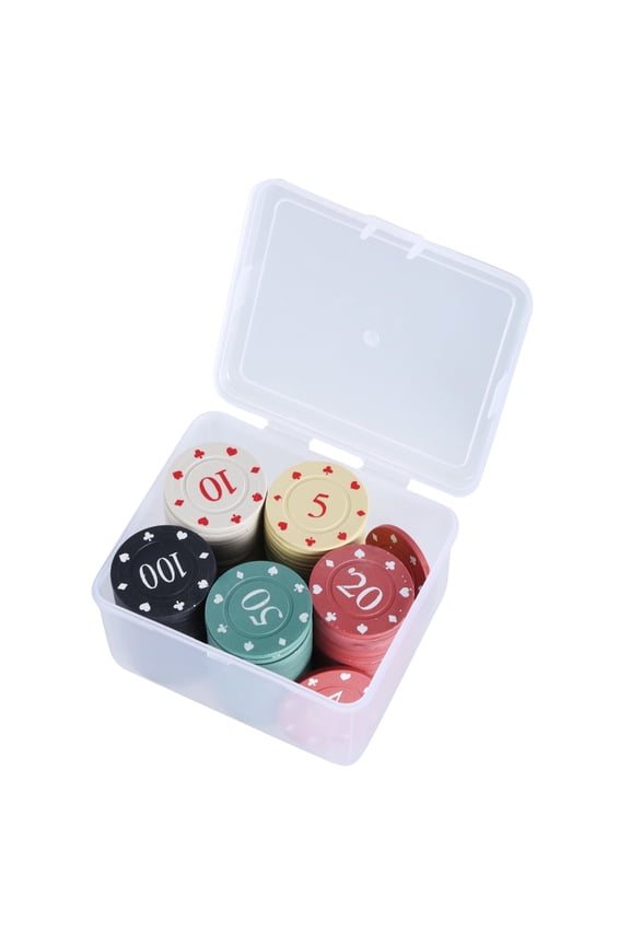 CIYISON 100Pcs Poker Chip Teaching Coin for Math Counting Kids Teaching Reward