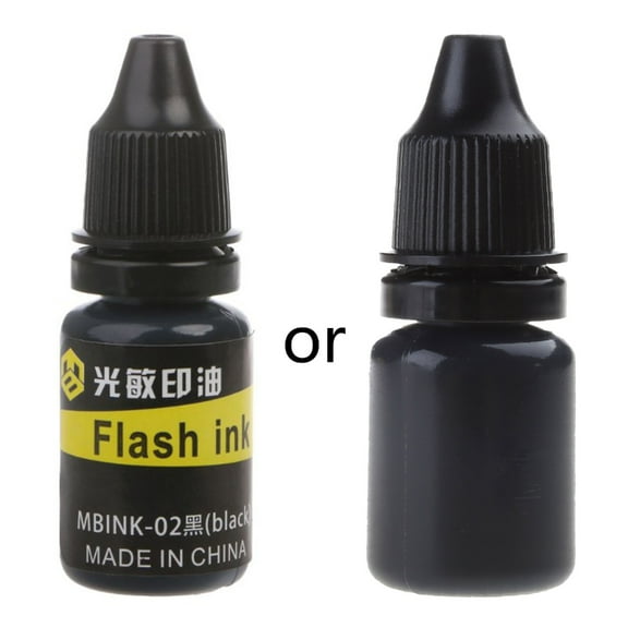 CIYISON 10ml Flash Refill Ink For Photosensitive Seal Stamp Oil Stamping Machine DIY Off