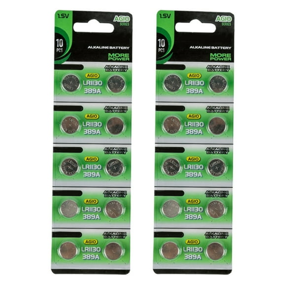 CIYISON 10pcs/20pcs AG10 LR1130 Button Cell Batteries Alkaline Battery Button Coin Cell