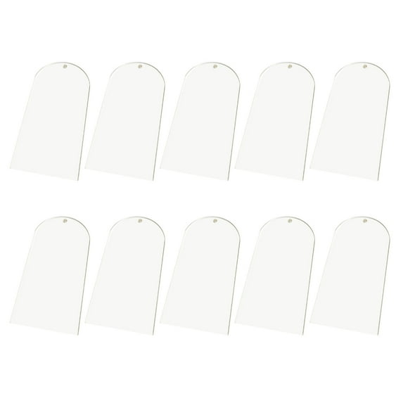 CIYISON 10pcs DIY Clear Acrylic Wedding Table Sign Luggage Label Table ...