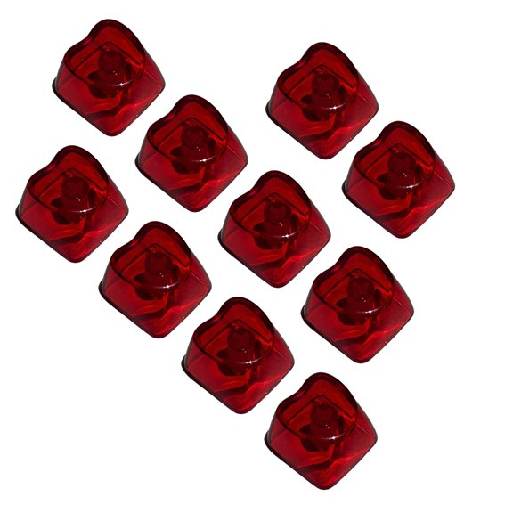 CIYISON 10pcs Heart Backlit Keycaps For Mechanical Keyset DIY Customizable Plan