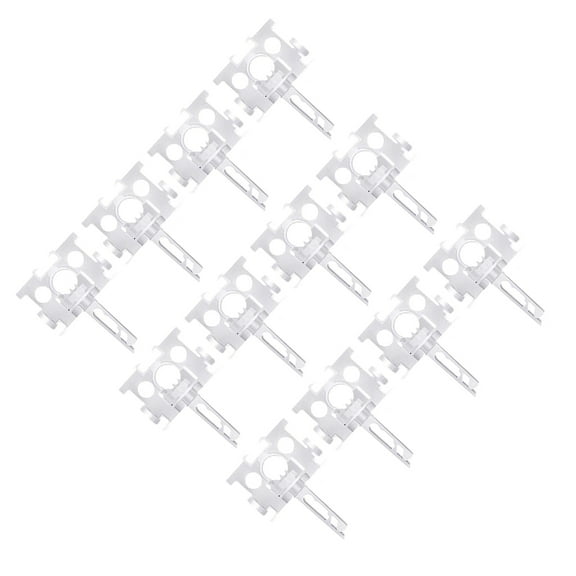 CIYISON 12/60Pcs Vertical Blinds Repair Carriers with Stem Set Curtain Accessories Parts
