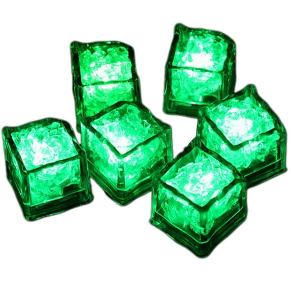 CIYISON 12 Set LED Ice Cube for Drink Luminous Ice Tray for Beverages Jewelry Party Decorations Essential Colorful Barwares