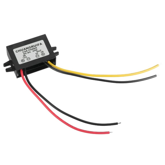 CIYISON 12V to 5V Converters Step Down Module Power Adapter 5V 5A 25W Output Connectors Reduced Voltages Regulator for LED Light