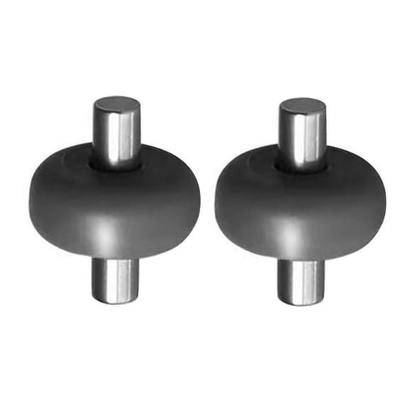 CIYISON 2 Pack Convenient Drive Wheel Set Replacement Caster Rolling Wheel Metal Texture