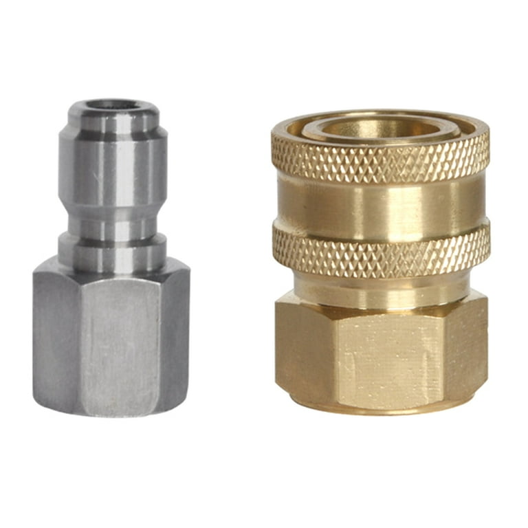 CIYISON 2 Pcs Pressure Washer Adapter Quick Disconnect Kit NPT 3/8 