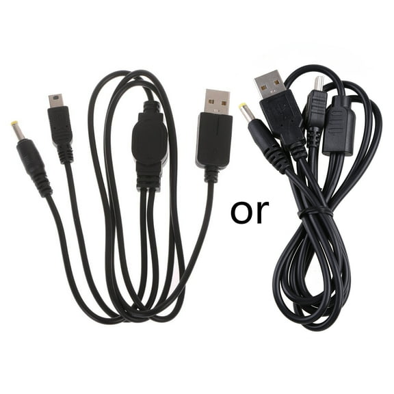CIYISON 2-in-1 USB Data Cable Charger Charging Lead for PSP 1000 / 2000 /3000 Portable Video Games Power Adapter Wire