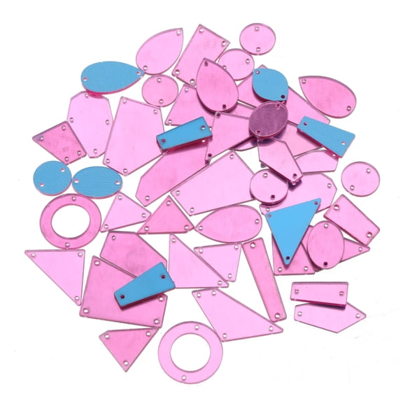 CIYISON 20/50pcs Acrylic Mirror Sewing Rhinestones Applique Flatback Sew On Stone Decor