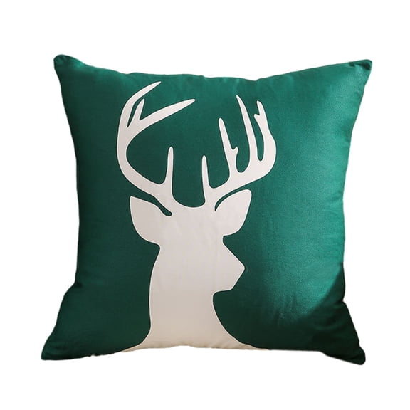 CIYISON 2024 Christmas Cushion Cover Embroidery Snowflake Pillowcase Christmas Decor