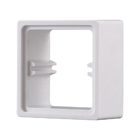 CIYISON 20mm Square Spacer Plastic Spacer for Single Socket Surround Light Switches Cover