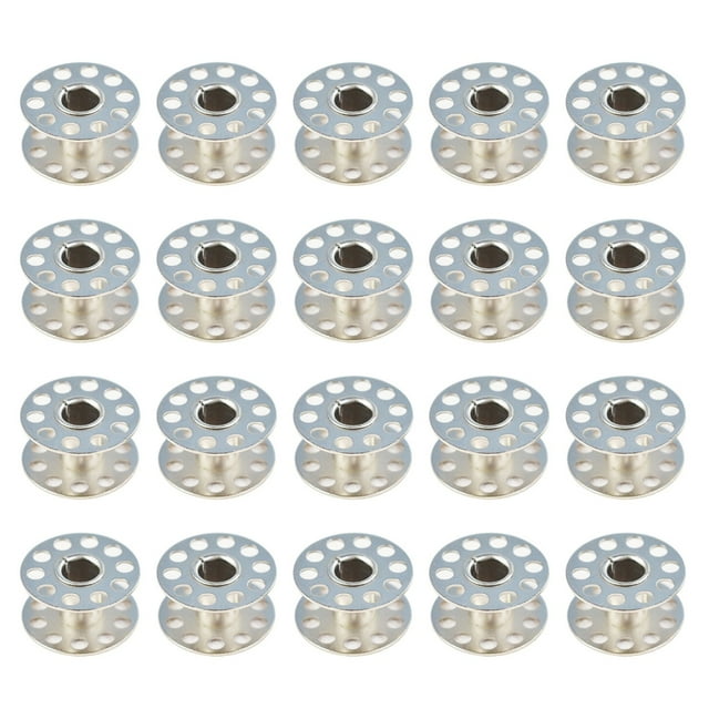 CIYISON 20x Metal Bobbins for Most Sewing Machines for Craft Sewing