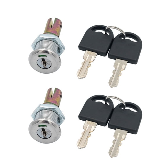 CIYISON 2Pcs Cabinet Insert Linkage Tool Box Lock with Key Cupboard Lock for Showcase