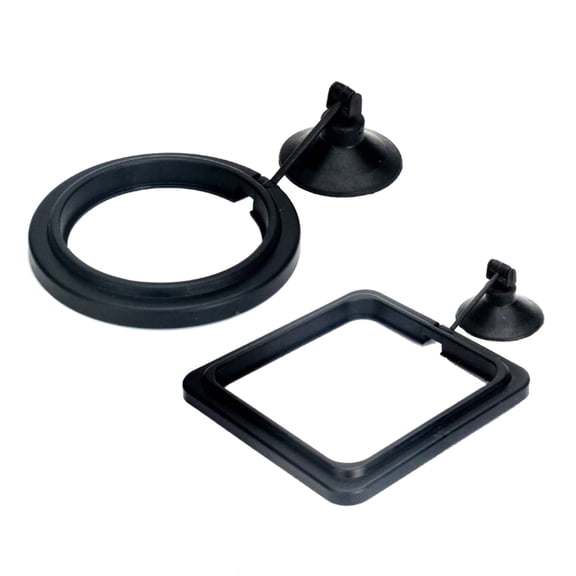 CIYISON 2pack Fish Tanks Food Circles Easyly Install Fish Feeders Floating Food Feeders